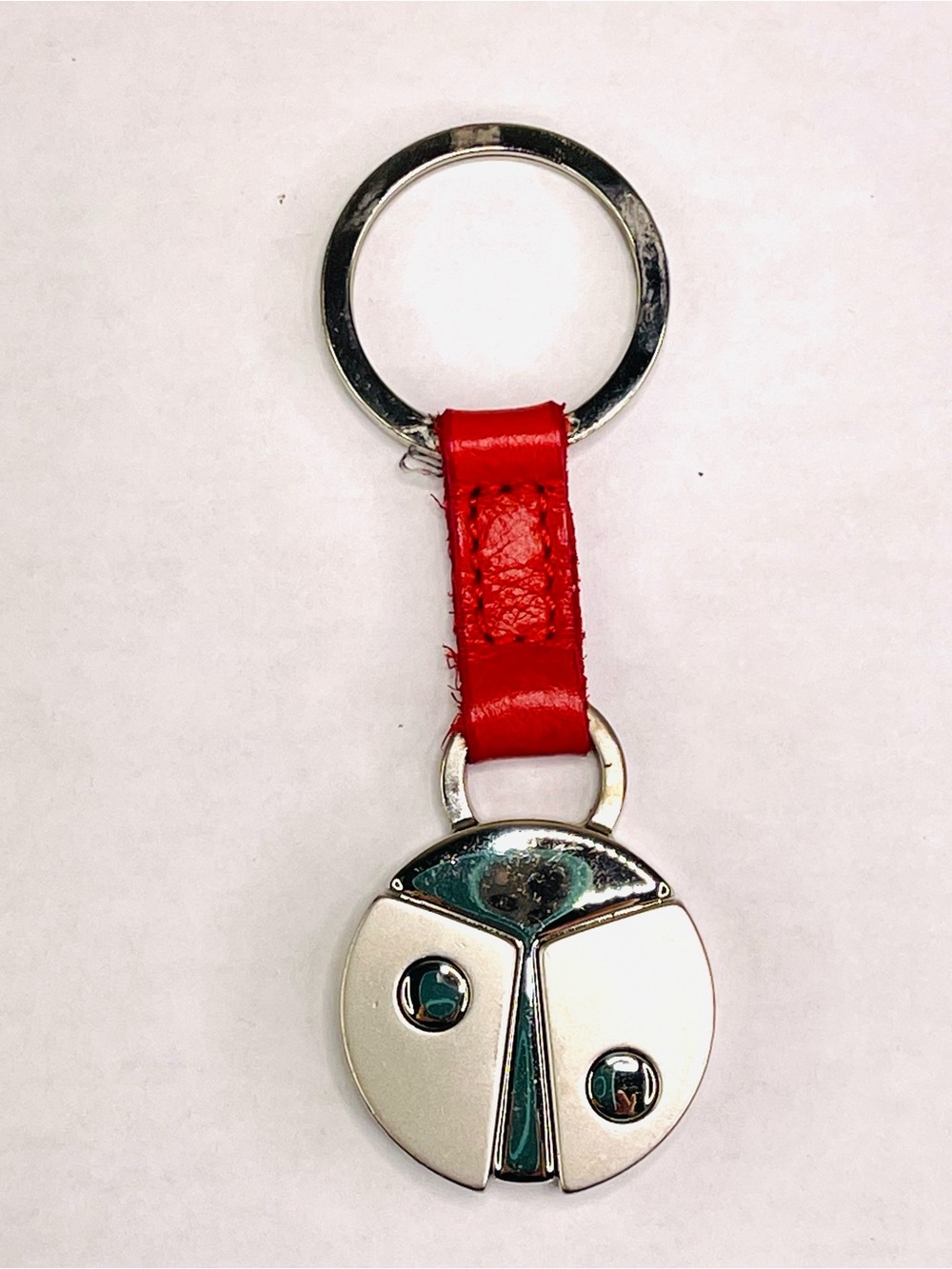 Coccinelle Signature Ladybug Cute Keychain Made in Italy